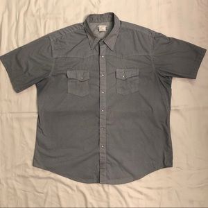 Wrangler Pearl Snap Button Down Shirt XXL